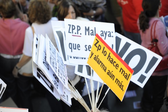 Imagen de la huelga general. Manuel Engo